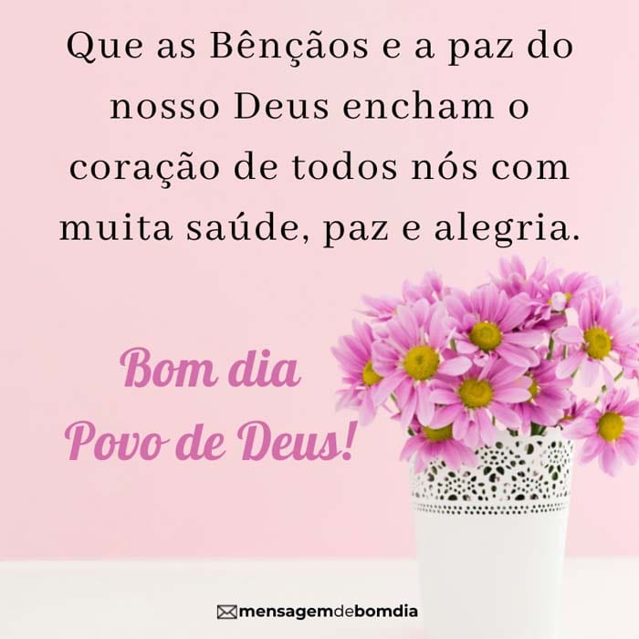 Bom Dia Povo de Deus