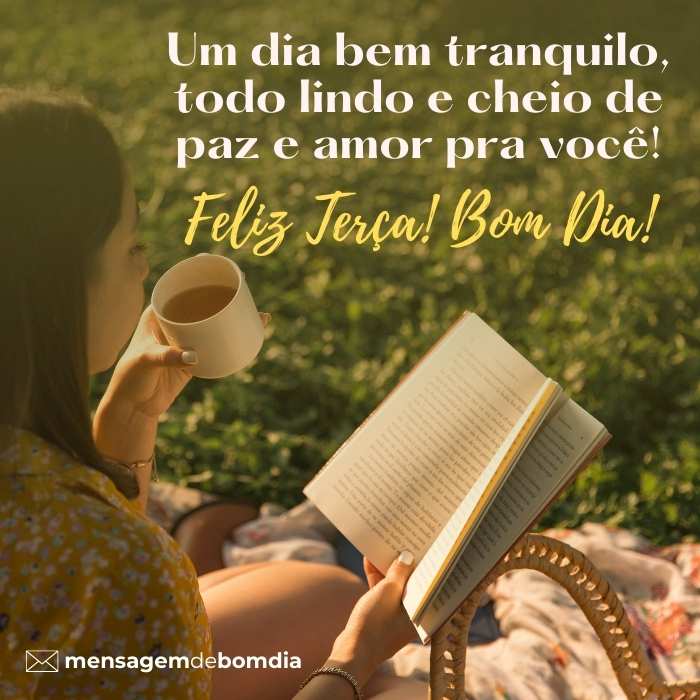 Um dia bem tranquilo, todo lindo e cheio de paz. Feliz Terça