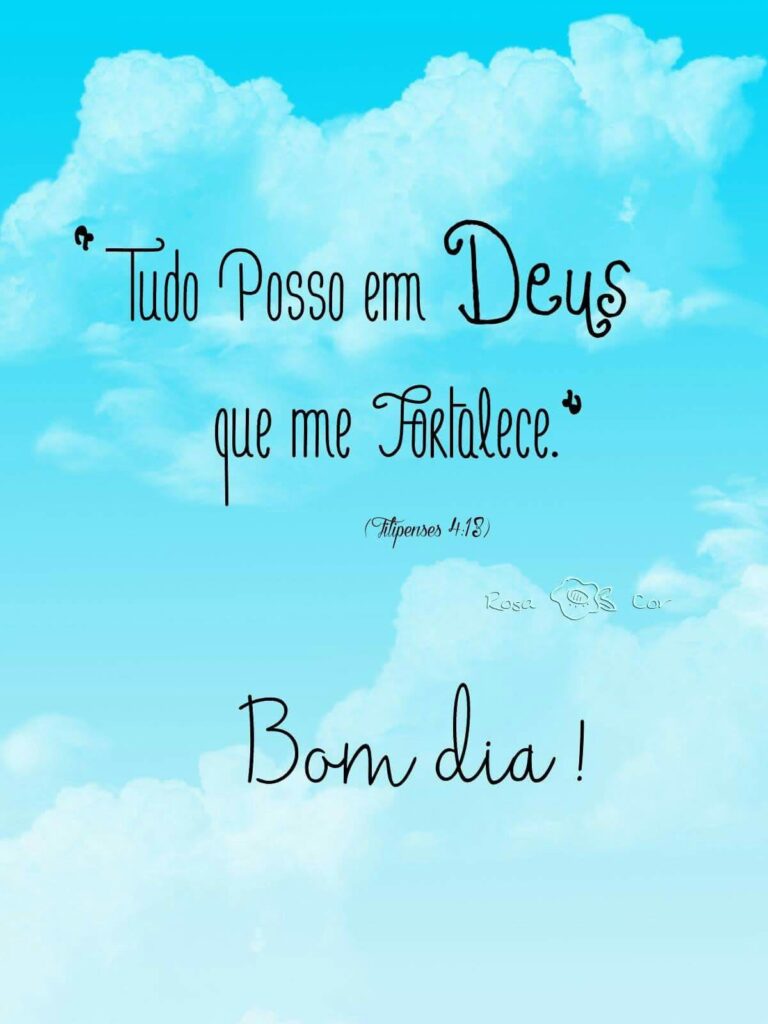 Tudo Posso em Deus que me Fortalece. Filipenses 4:18