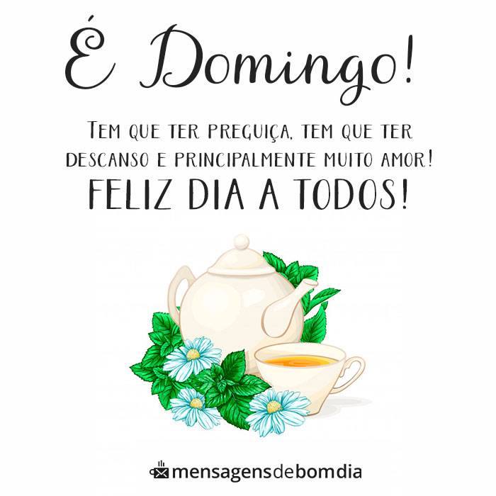 bom dia feliz dia de domingo a todos